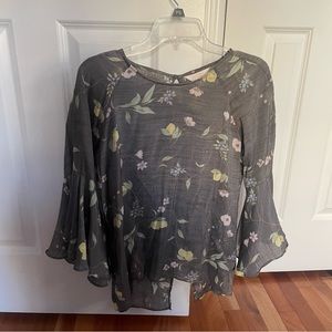 Lauren Conrad Floral Blouse